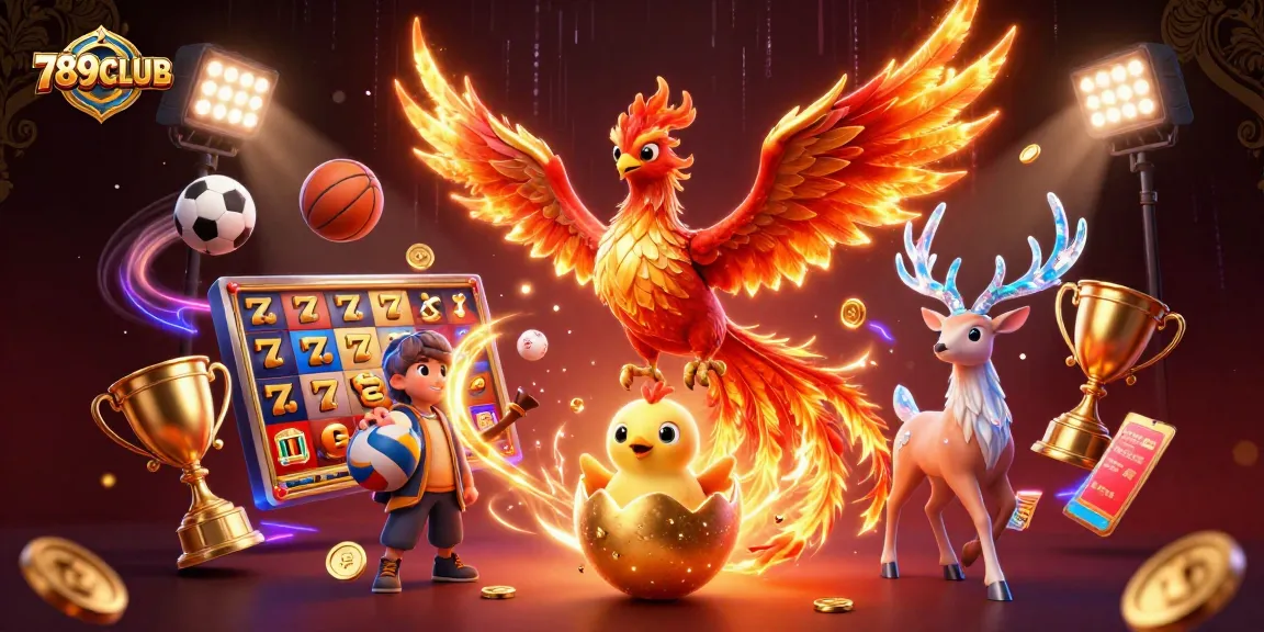 Experience the thrills of 789CLUB with vivid casino elements and vibrant characters in action.