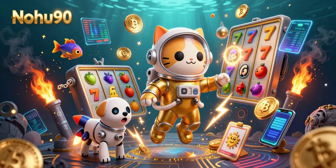 Nohu90 offers exciting slot experiences with colorful visuals and captivating golden designs.