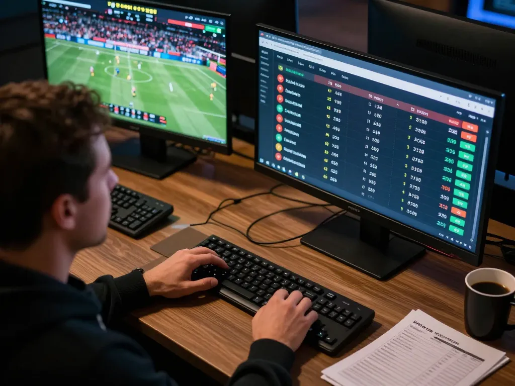 Betting on 33win with live sports footage and betting interface showcasing winning strategies.